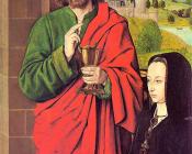 简 海伊 : Anne of France presented by Saint John the Evangelist